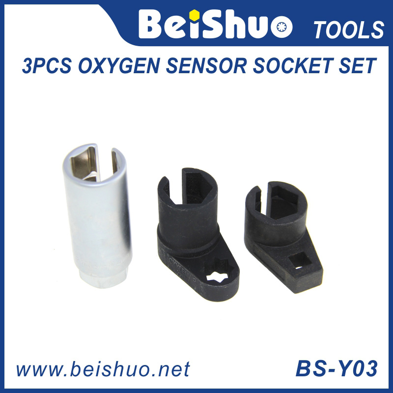 BS-Y03 3PCS Universal Oxygen Sensor Socket Set